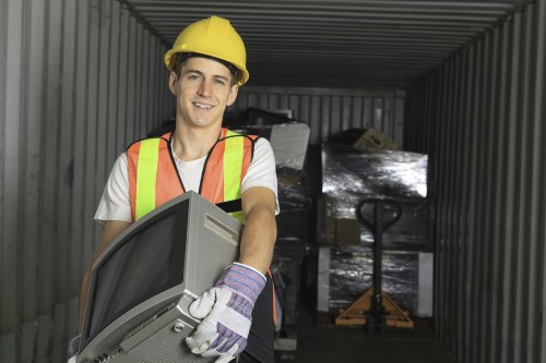 Office furniture being recycled responsibly