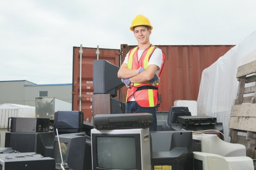 Team inspecting a clearance site as part of an investigation